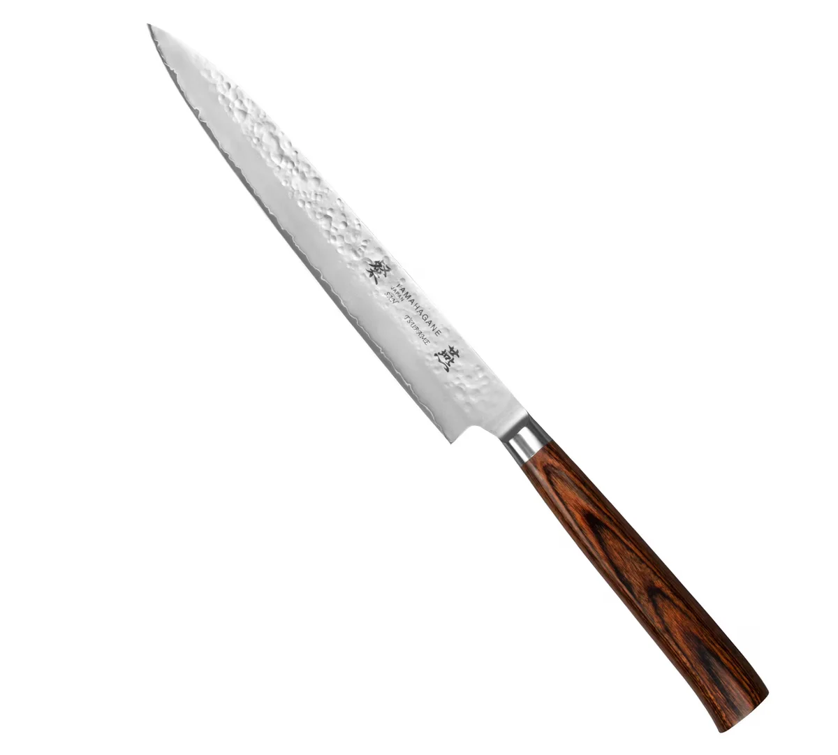 Tamahagane Tsubame Brown VG-5 Nóż Sashimi 21cm