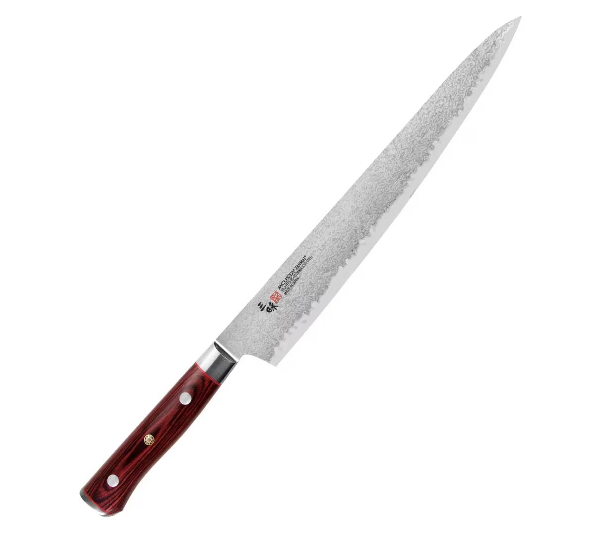 Mcusta Zanmai VG-10 Pro Flame Nóż Sujihiki 27cm