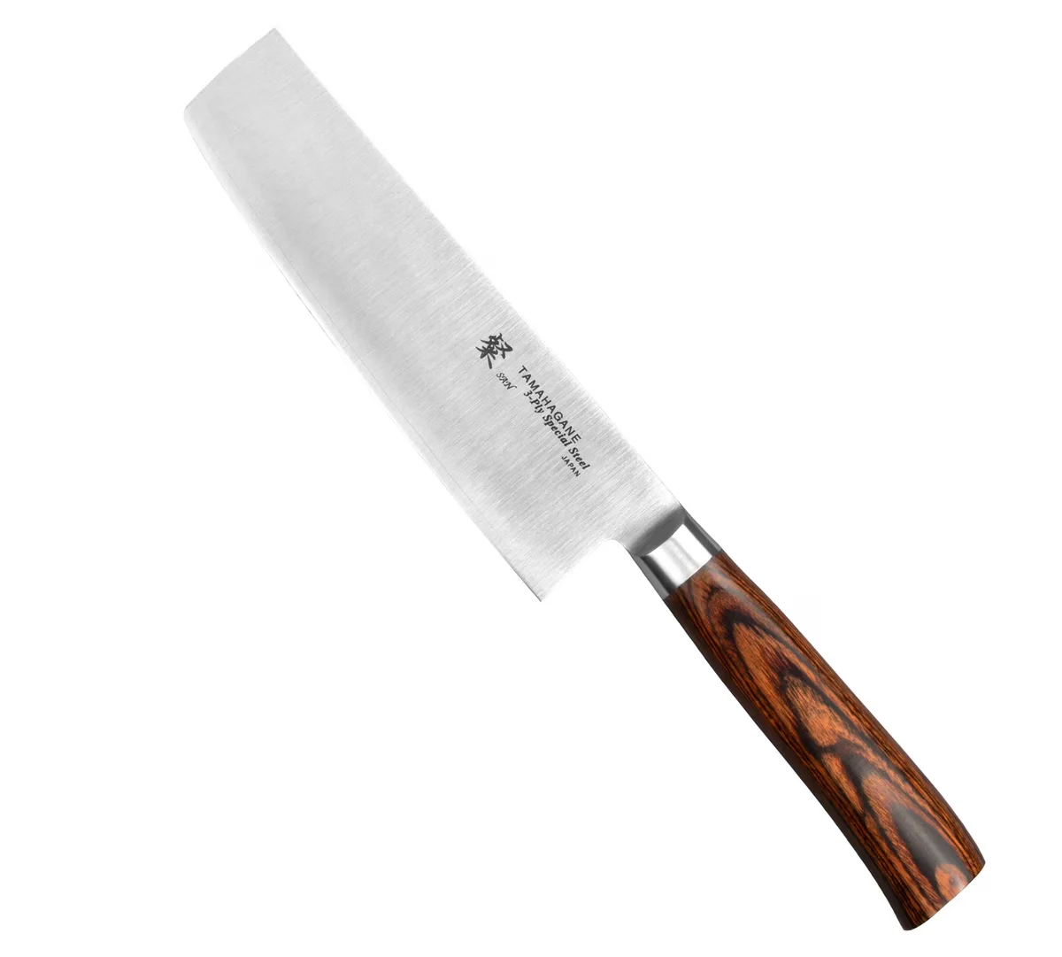 Tamahagane SAN Brown VG-5 Nóż Nakiri 18cm