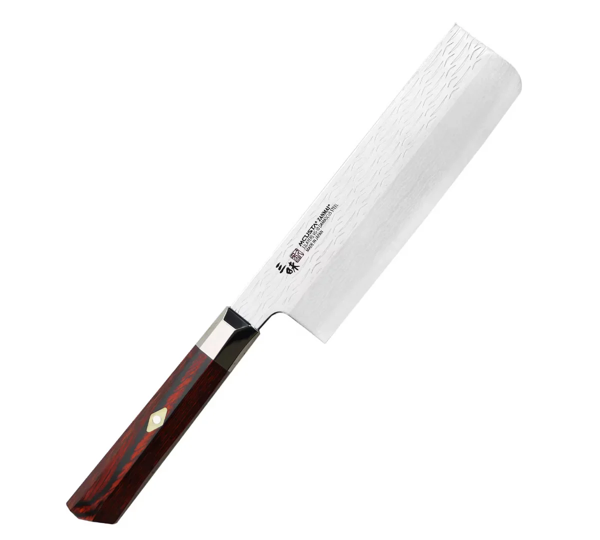 Mcusta Zanmai VG-10 Supreme Ripple Nóż Nakiri 16,5