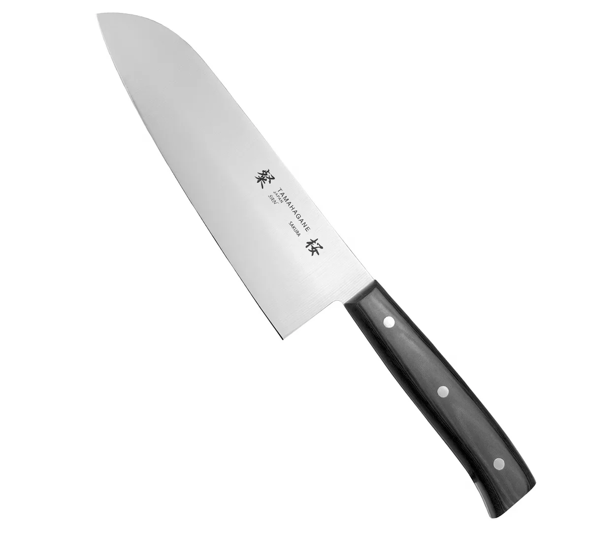 Tamahagane Sakura AUS-6A Nóż Santoku 17,5cm.