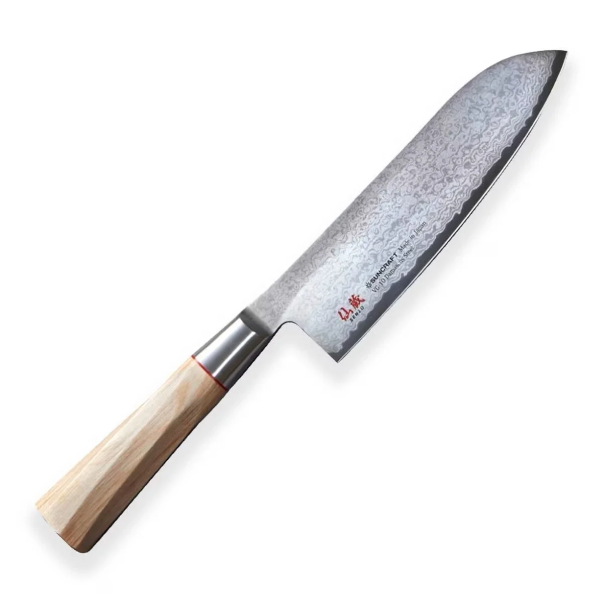 Suncraft Senzo twisted nóż santoku 167mm