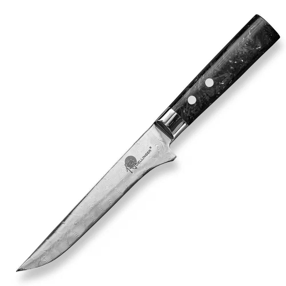 Dellinger CARBON FRAGMENT Nóż do trybowania 15.5 cm