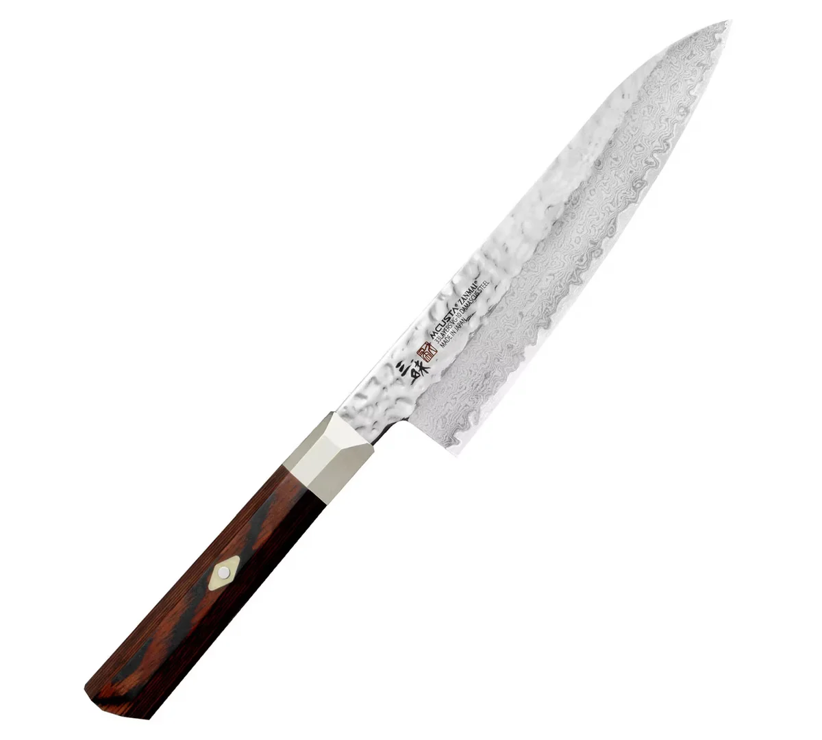 Mcusta Zanmai VG-10 Supreme Hammered Nóż szefa 18c