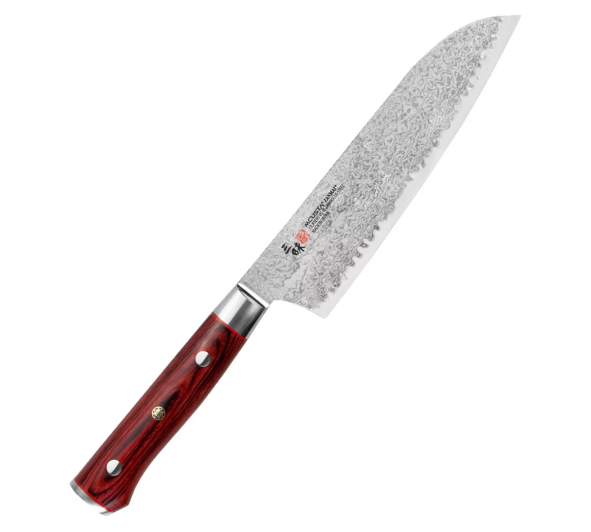 Mcusta Zanmai VG-10 Pro Flame Nóż Santoku 18cm