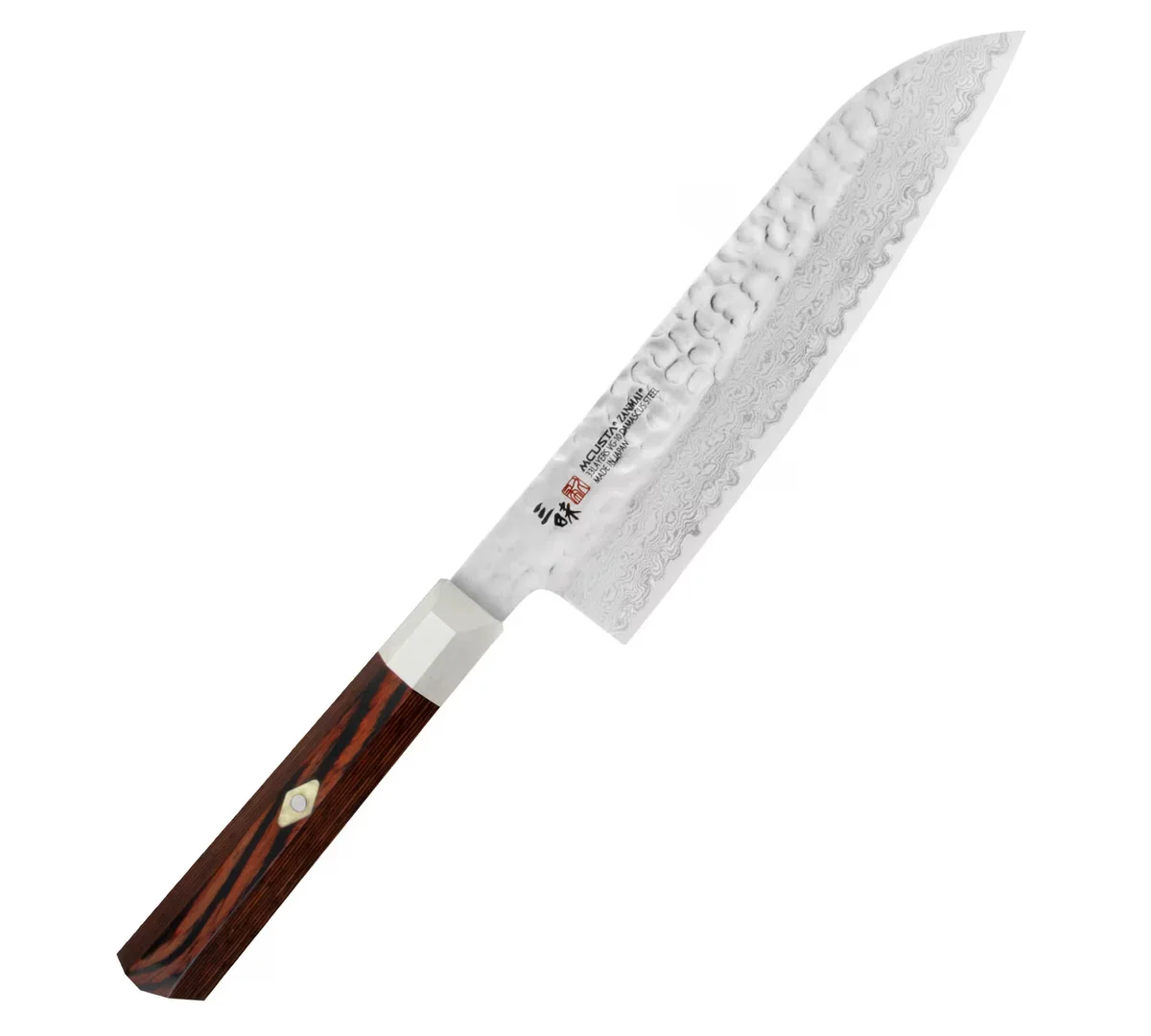 Mcusta Zanmai VG-10 Supreme Hammered Nóż Santoku 1