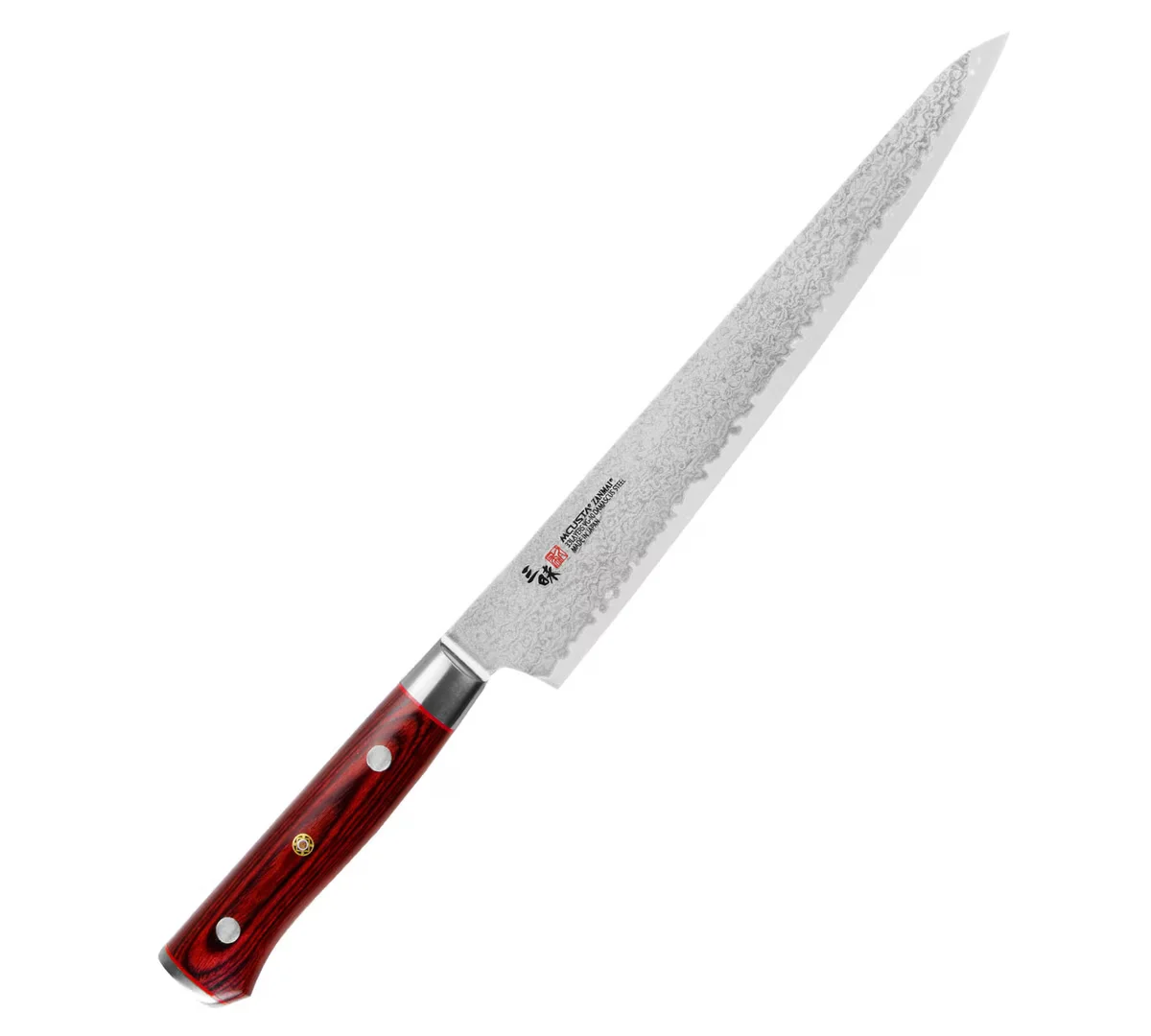 Mcusta Zanmai VG-10 Pro Flame Nóż Sujihiki 24cm
