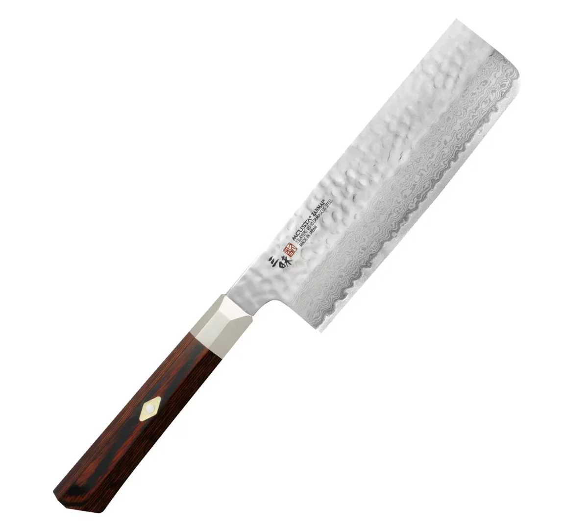Mcusta Zanmai VG-10 Supreme Hammered Nóż Nakiri 16