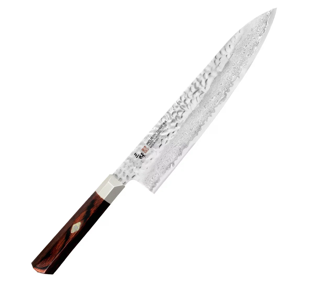 Mcusta Zanmai VG-10 Supreme Hammered Nóż szefa 24c