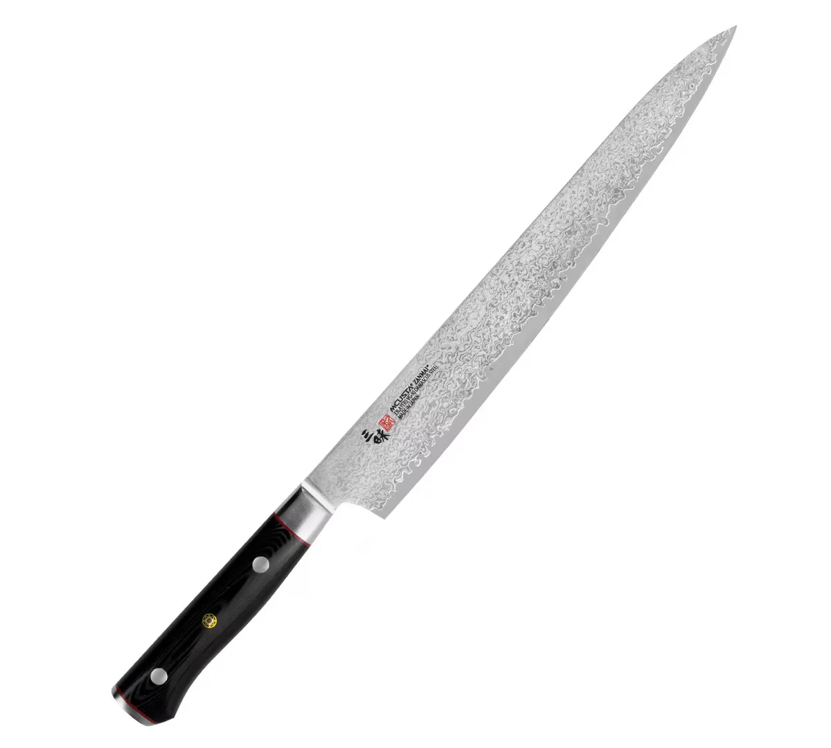 Mcusta Zanmai VG-10 Pro Zebra Nóż Sujihiki 27cm